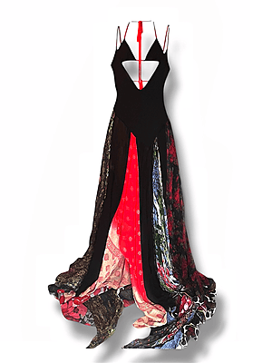 Upcycled Scarves Dress