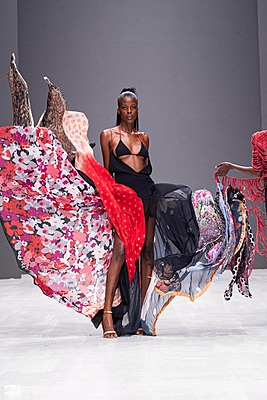 Upcycled Scarves Dress