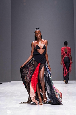 Upcycled Scarves Dress