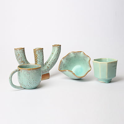 Sara Mid Fire Textured Arctic Blue A51