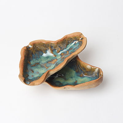 Sara Mid Fire Textured Aqua Blue A538