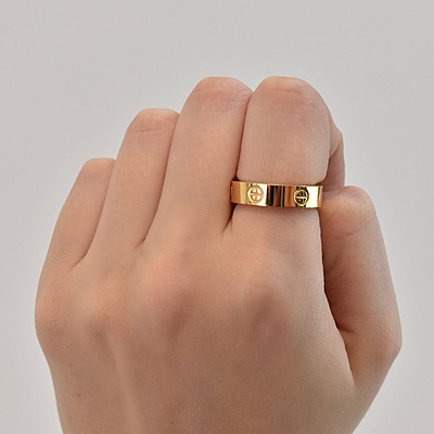Cartier Brushed Finish Ring