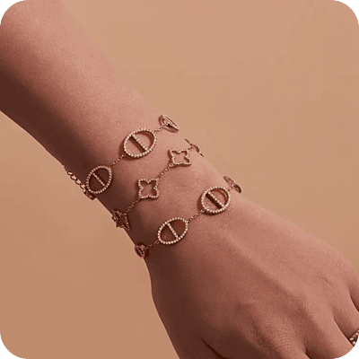 Hermes Delicate Zircons Bracelet
