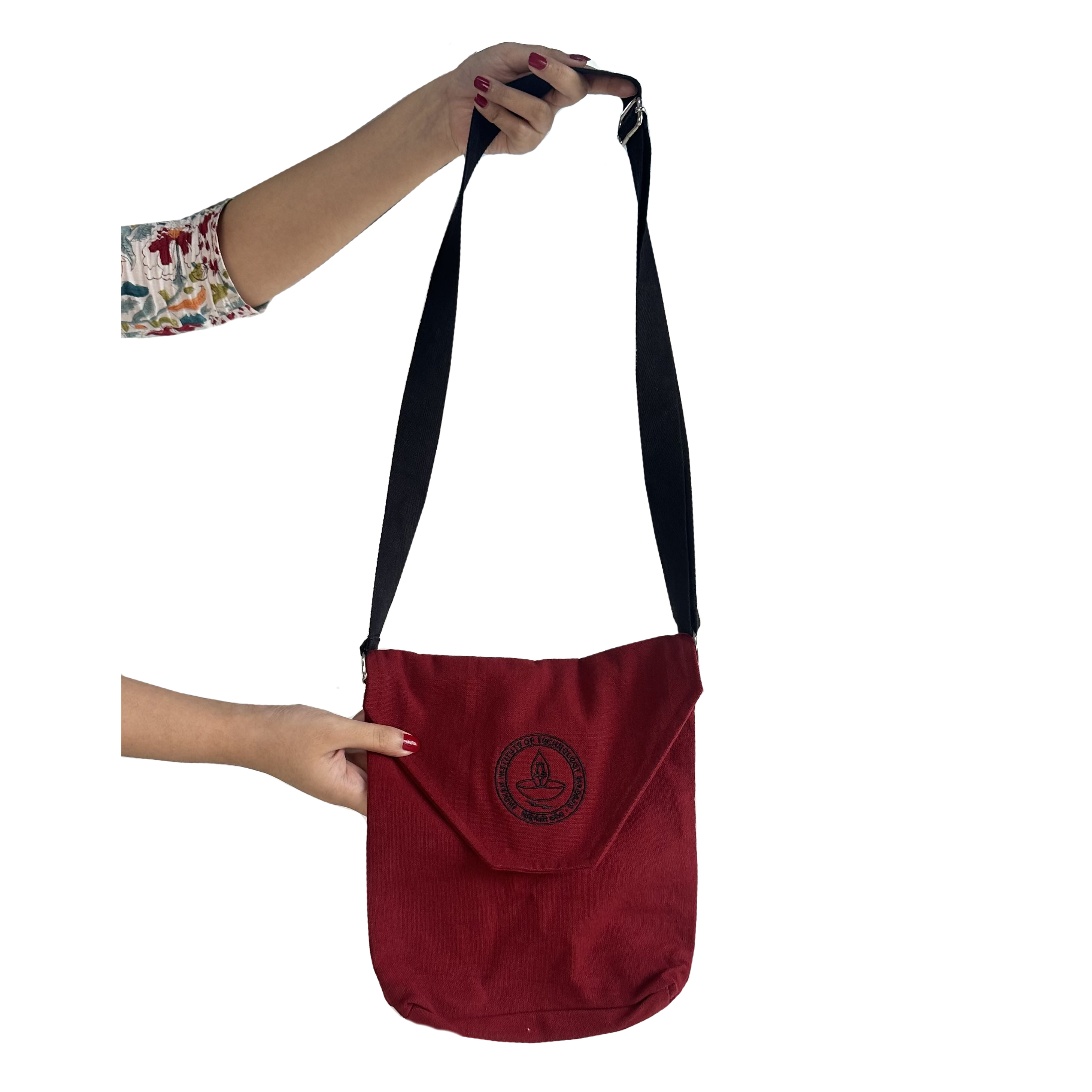 IITM Cotton Canvas Sling - Maroon