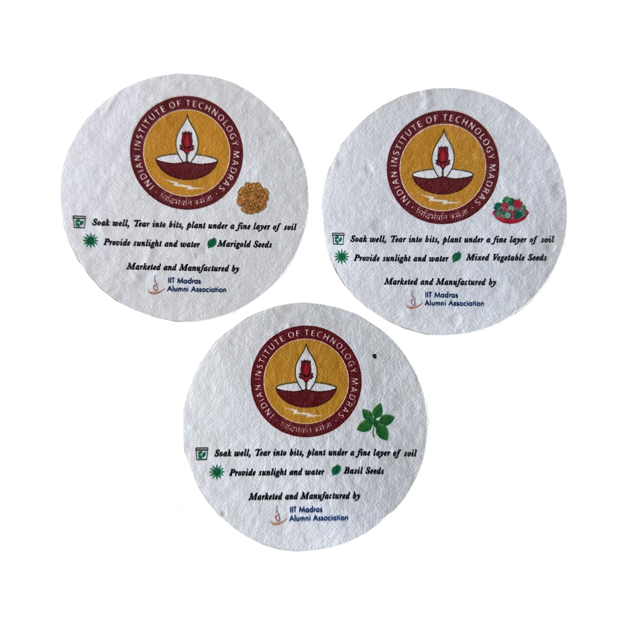 IITM Mixed Seedpaper - Set of 3