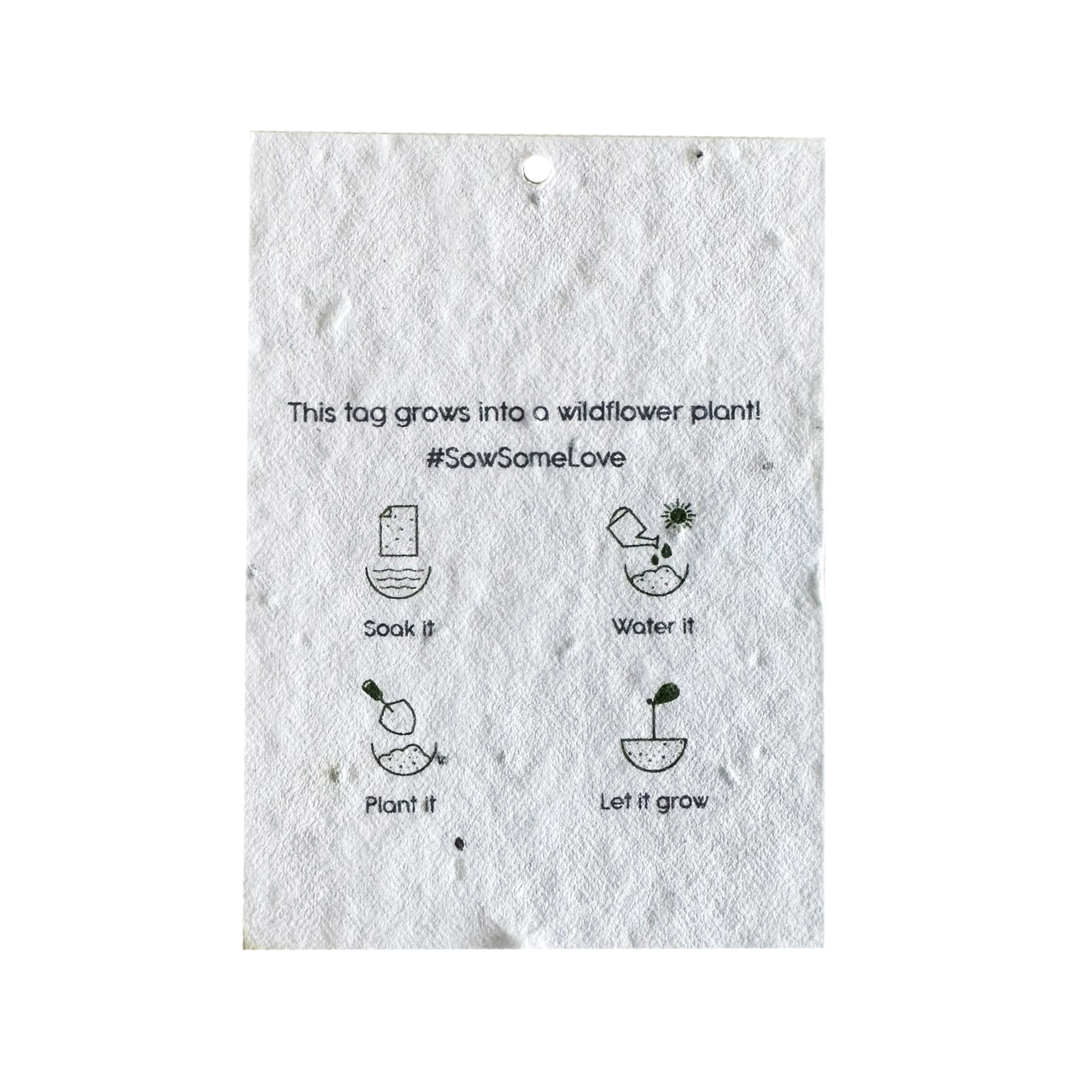 IITM Ecofriendly Seed paper Gift tags - Set of 8
