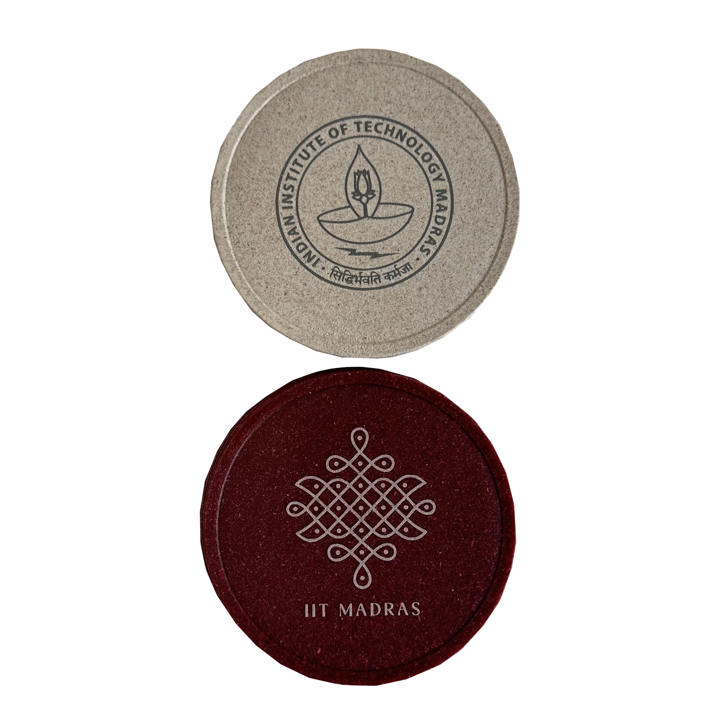 IITM Eco Husk Coaster Set of 4 - Beige