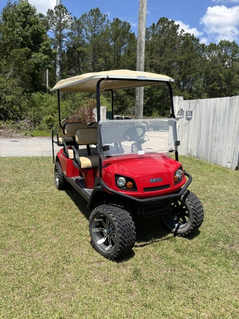 2019 E-Z-GO Express L6 Flame Red/Tan 3014