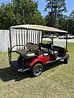 2019 E-Z-GO Express L6 Flame Red/Tan 3014