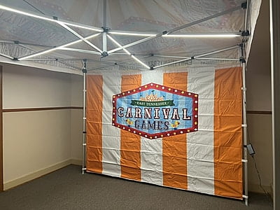 10ft x 10ft Light Up Aluminum Tent Frame