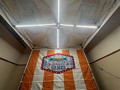 10ft x 10ft Light Up Aluminum Tent Frame