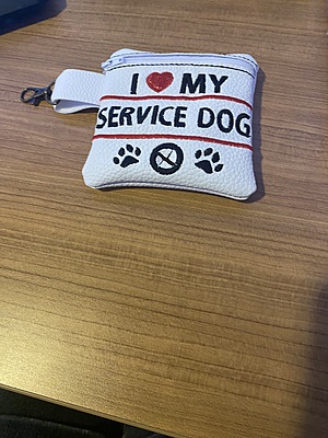Bundle Dog Poop Bag Holder & Tag for Collar, Service Dog, Poop Bag Dispenser, Dog Lover Gift, Gift, Custom Dog Gift, Dog Waste Bag Holder