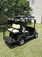 2016 E-Z-GO RXV Black/Stone 1656