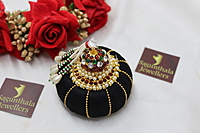 Andal Kondai - Traditional Kempstones Hair Accessory