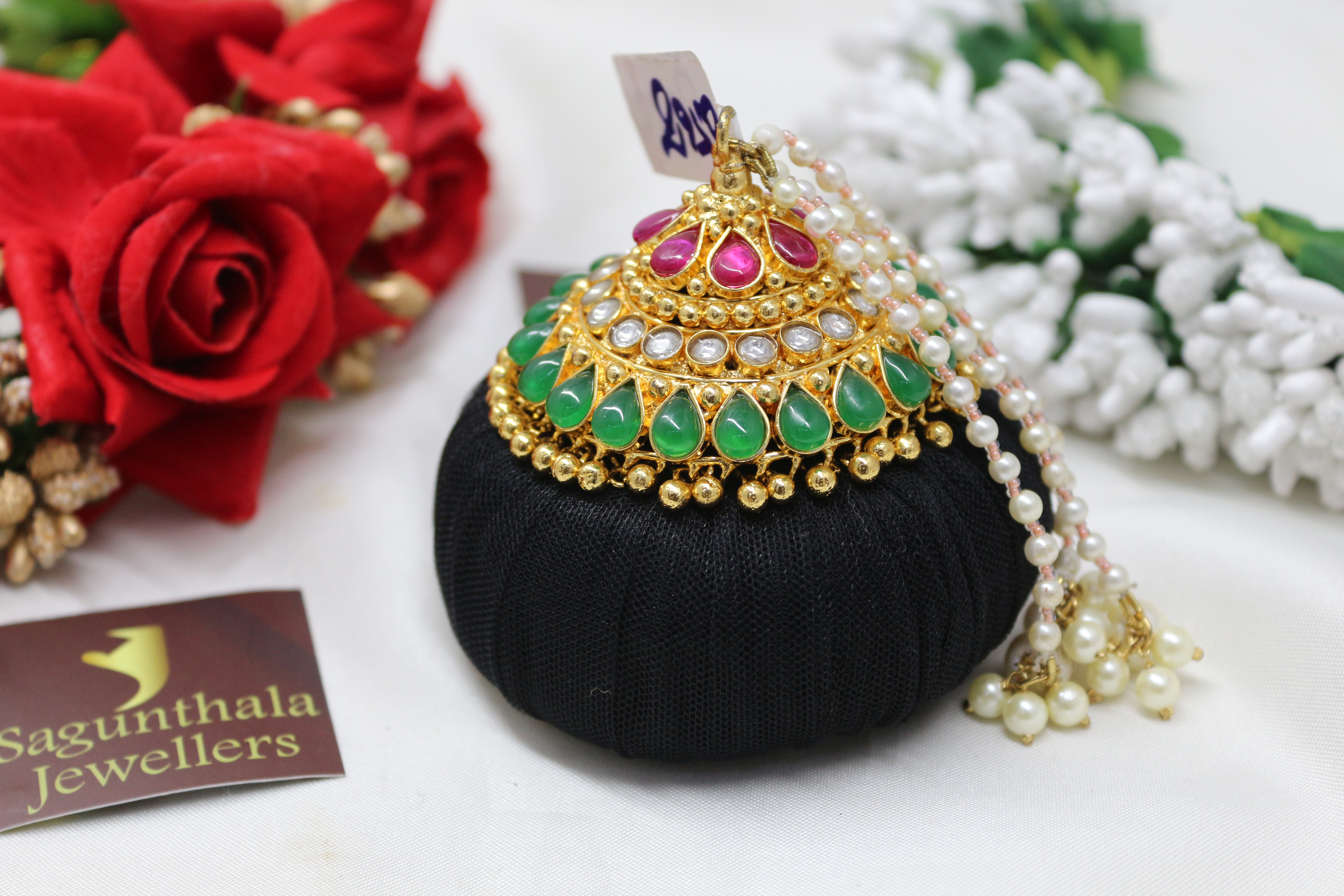 ANDAL KONDAI RUBY AND KEMPU ORIGINAL STONES