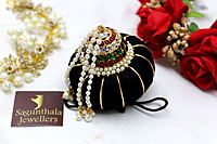 Andal Kondai - Ethnic Indian Kempstones Hair Accessory