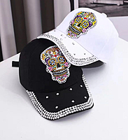 MIX RHINESTONE DESIGNER HATS - 12 PCS