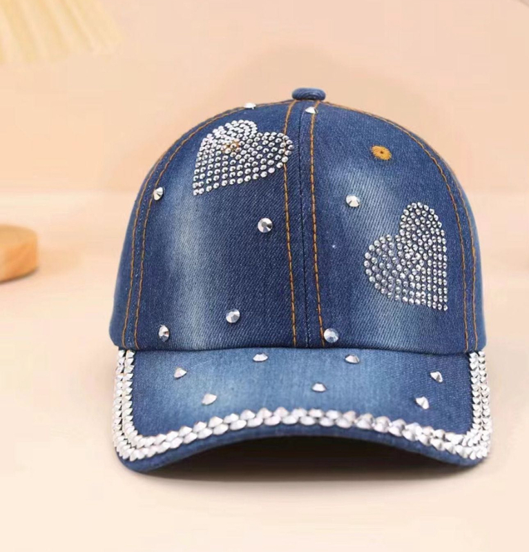 MIX RHINESTONE DESIGNER HATS - 12 PCS