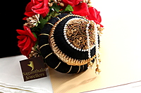 Andal Kondai - One Gram Antique Gold & Real Kempstones Goddess Lakshmi Inspired Pattern