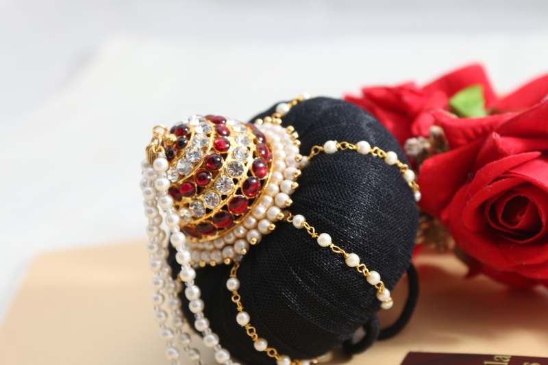 Anda Kondai - Ethnic & Ornate Exclusive Kempstones Hair Accessory