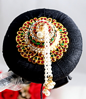 ANDAL KONDAI - Kempstones Mango Pattern Ethnic Hair Accessory