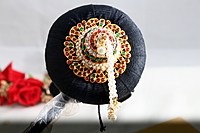 ANDAL KONDAI - Kempstones Mango Pattern Ethnic Hair Accessory