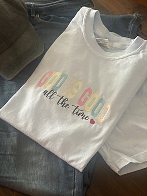 Comfort Colors God is Good Shirt: Christian Mom Tee