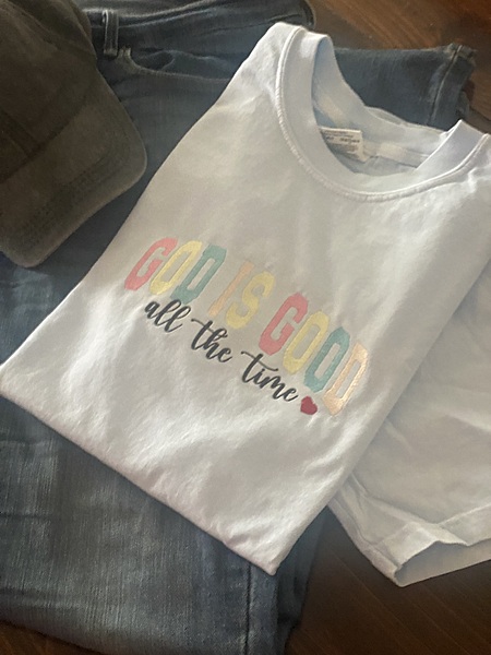 Comfort Colors God is Good Shirt: Christian Mom Tee