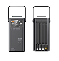 Kehool KH-11 30000mAh PD 22.5W Fast Charging Power Bank with Built-in Cables
