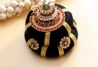 Andal Kondai - Ethnic Kempstones Hair Accessory