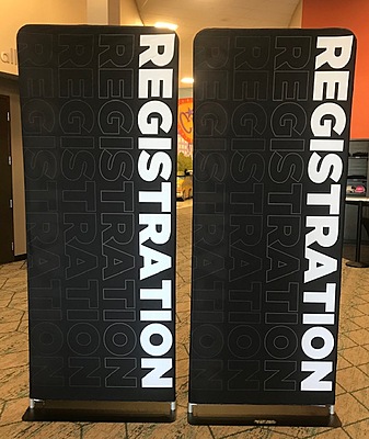 Tension Fabric Banner Stand 24x 90" Tension Fabric Banner Stand 24x 90"