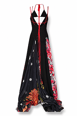 Upcycled Scarves Dress