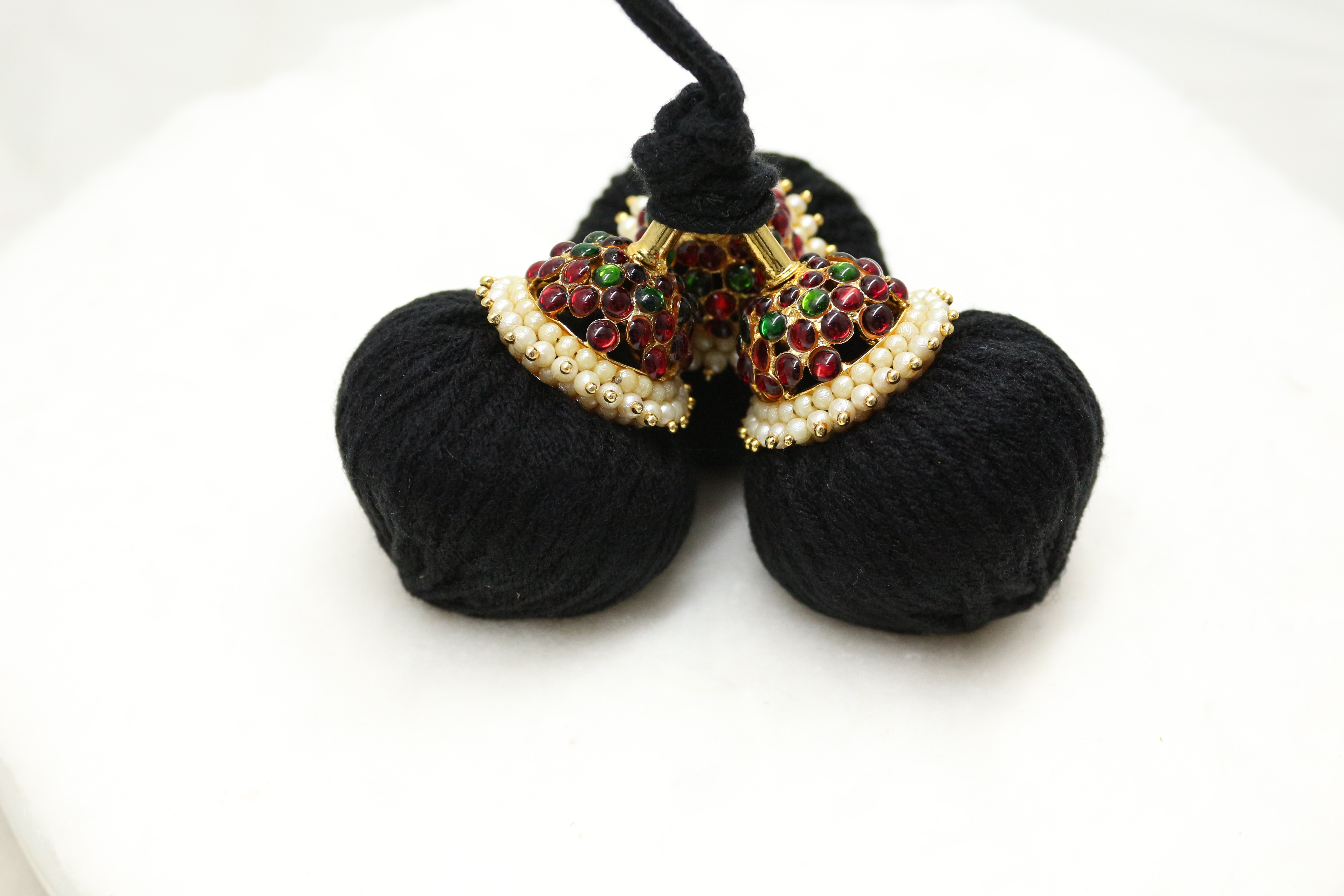 Traditional Kunchalam/Kunjala – Kempstone Temple Jewellery Hair Accessory