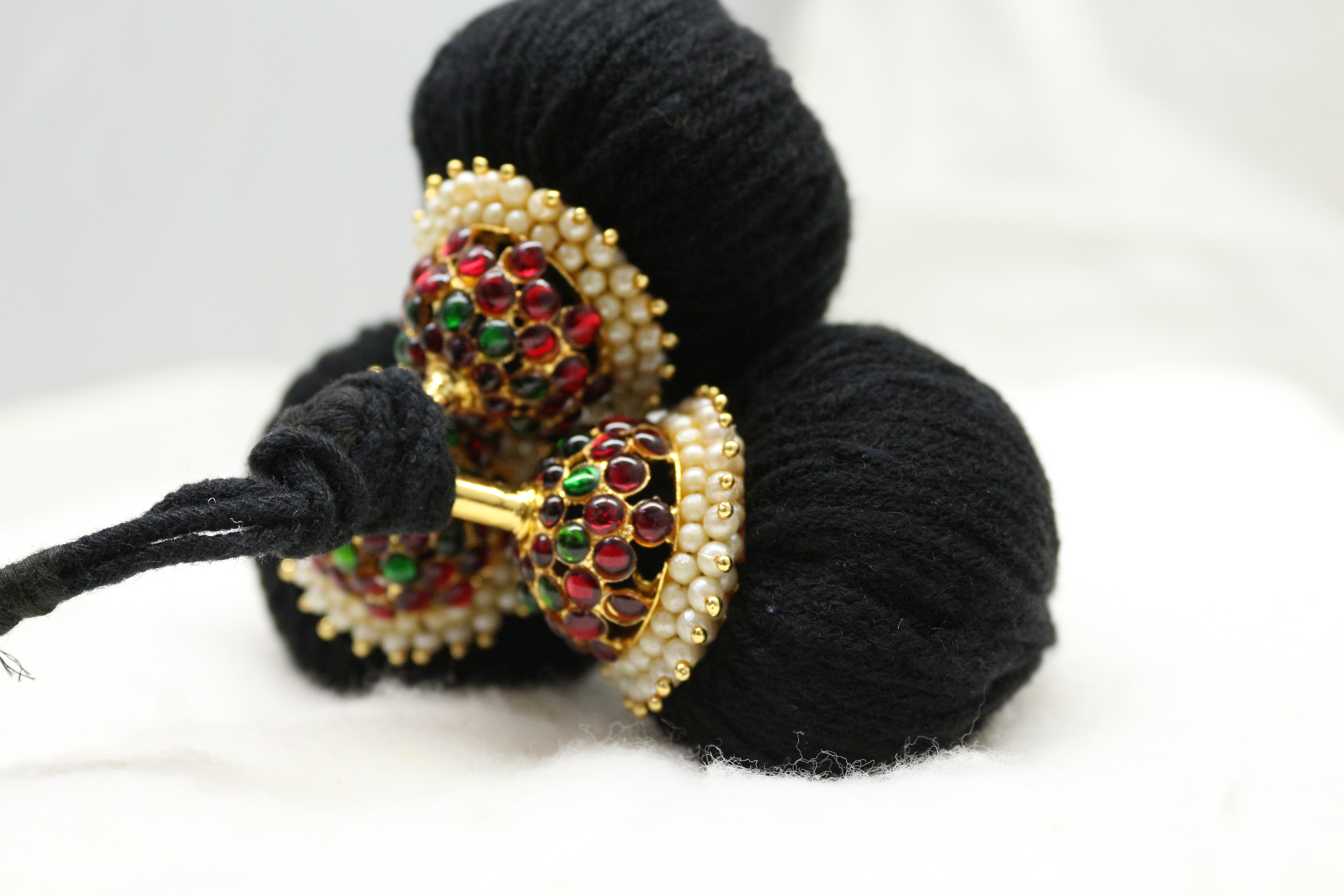 Traditional Kunchalam/Kunjala – Kempstone Temple Jewellery Hair Accessory