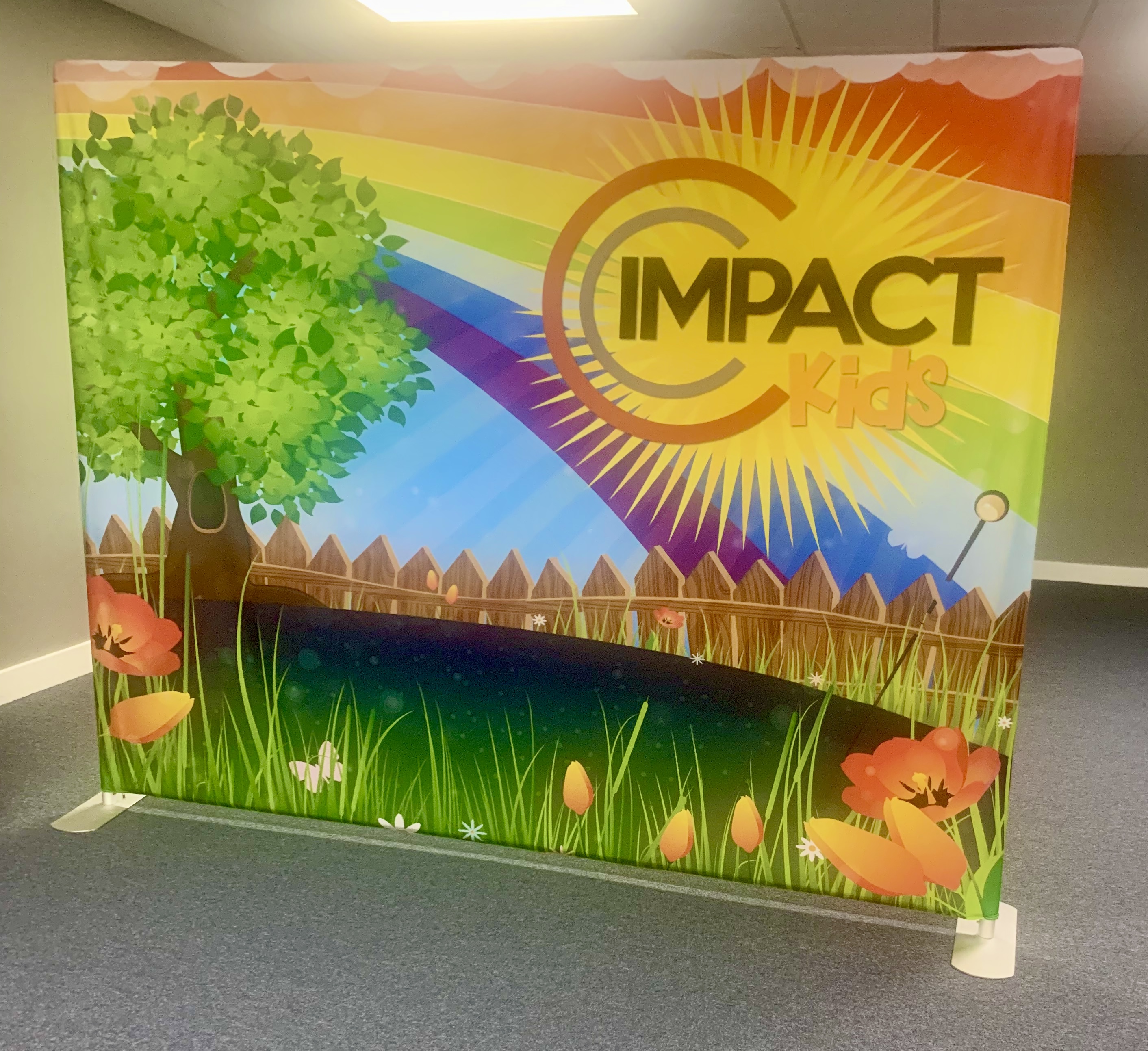 10ft Tension Fabric Backdrop (Single or Double Side Print) 10ft Tension Fabric Backdrop (Single or Double Side Print)