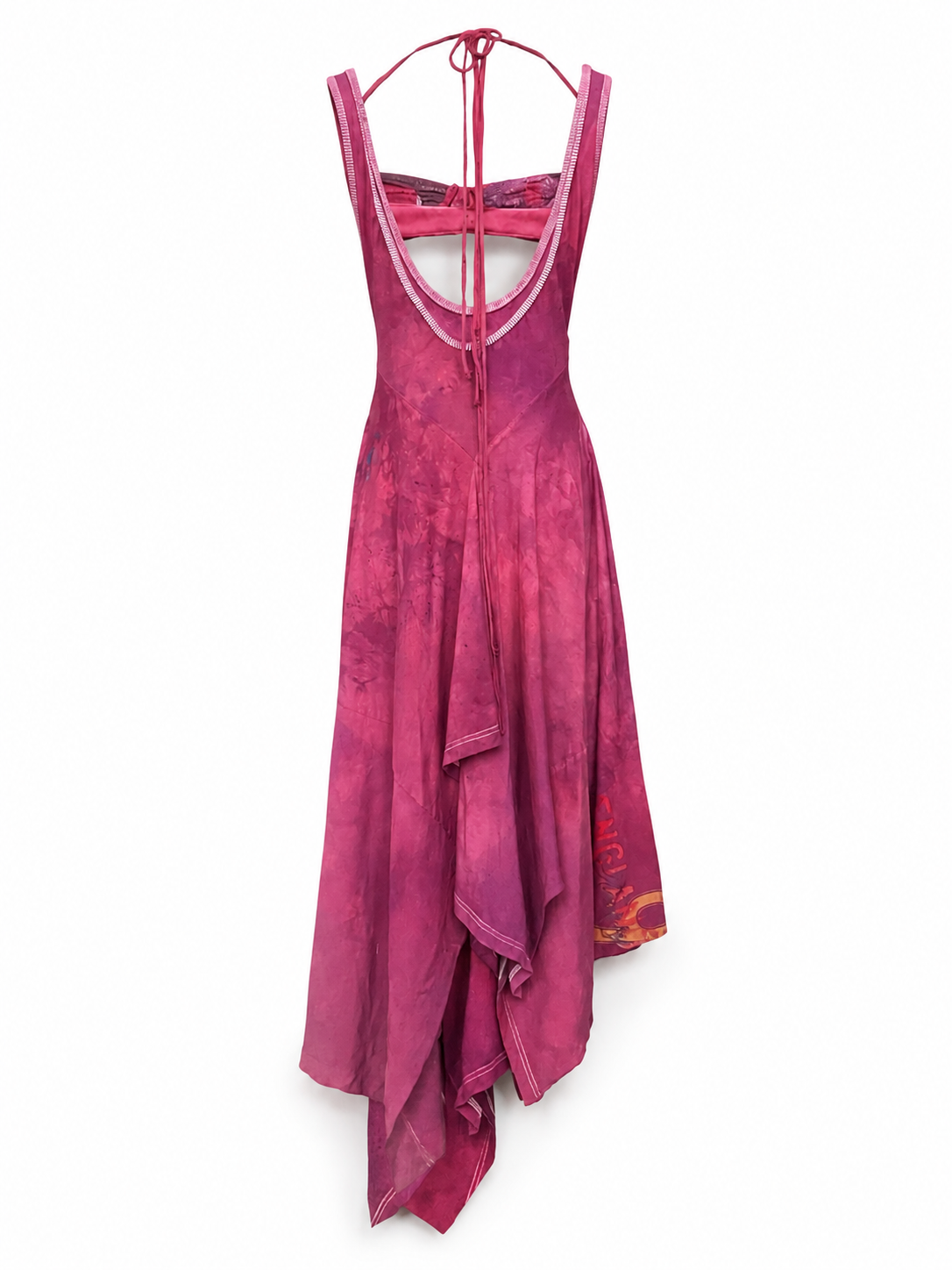 Torso Exposed Graphic Panel Dress Torso Exposed Graphic Panel Dress