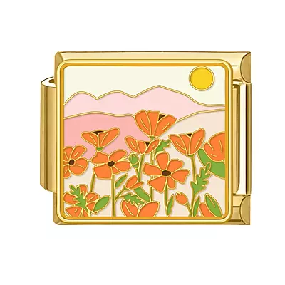 Golden Spring Charm