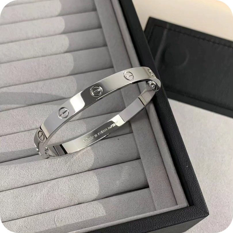 Cartier Silver, Brushed Finish