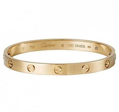 Cartier Gold Brushed Finish
