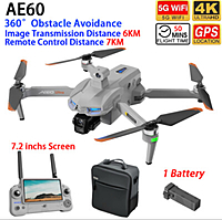 AE60 4K GPS Drone with 360° Obstacle Avoidance & 7KM Range