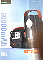 60000mAh Power Bank - 100W Super Fast Charging Portable Charger with Multiple Outputs & LED Display