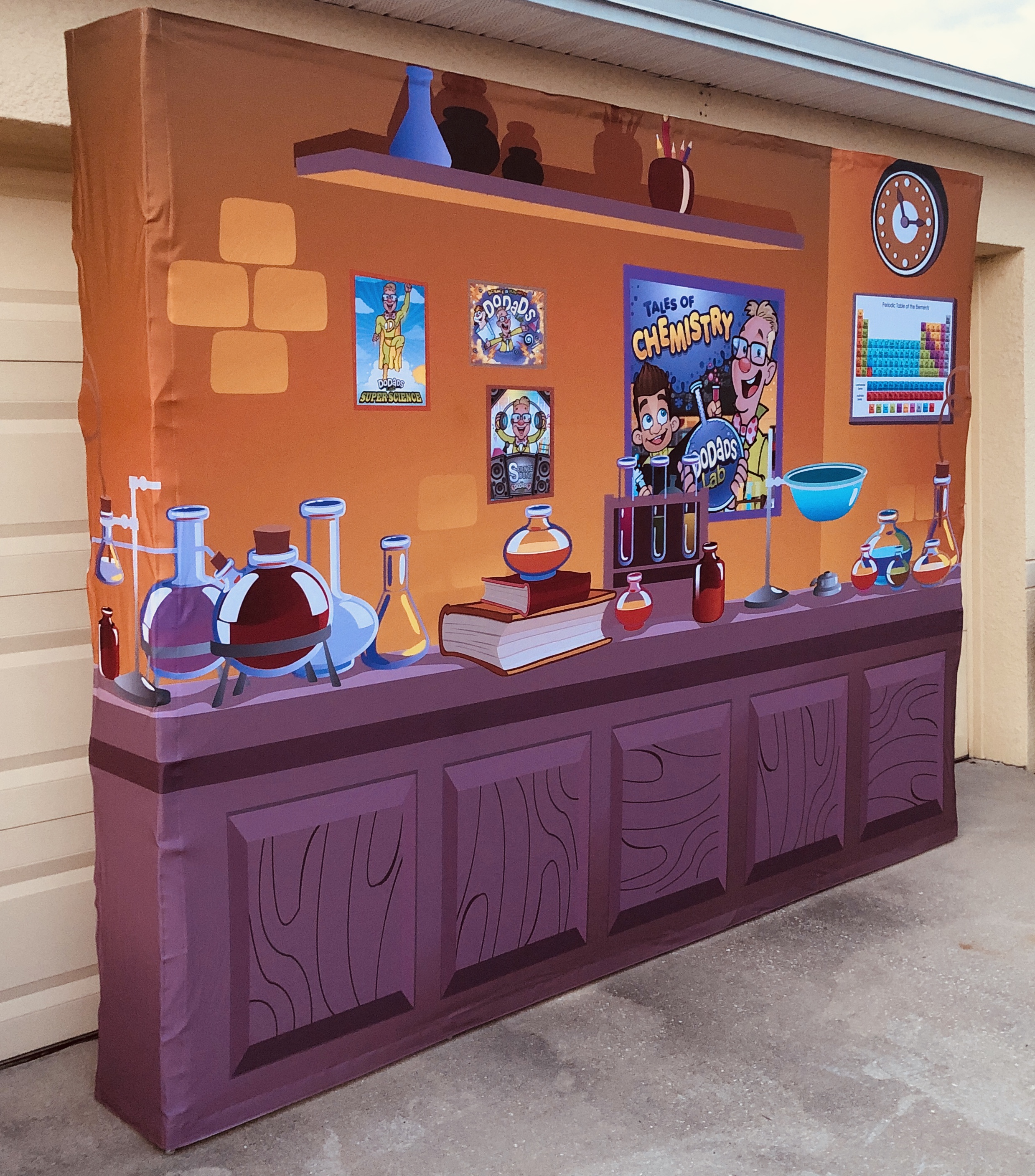 10ft Pop Up Backdrop w/endcaps 10ft Pop Up Backdrop w/endcaps