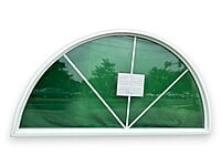 Advanced Vinyl Half Circle Window (77 7/8 x 38 15/16)