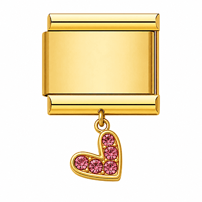 Golden Hanging Heart