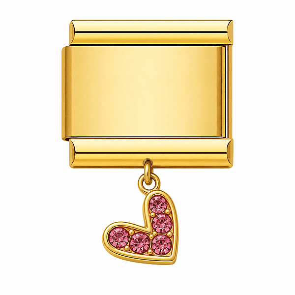 Golden Hanging Heart