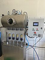 Llenadora isobárica semiauto 4 vias