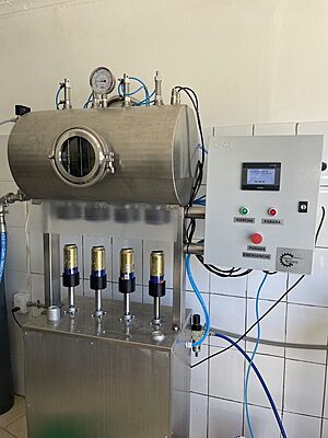 Llenadora isobárica semiauto 4 vias