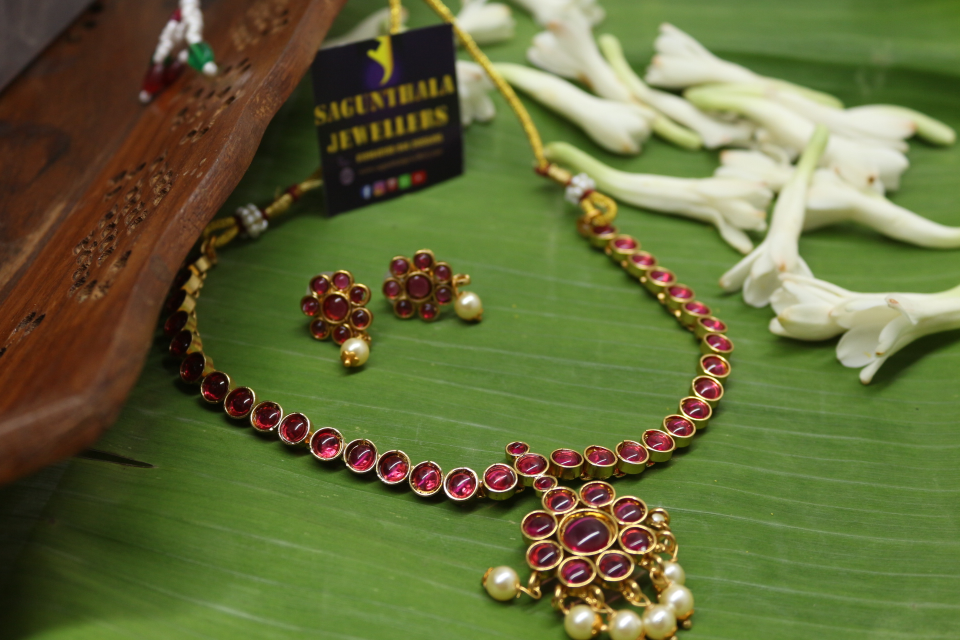 pink one stone attigai