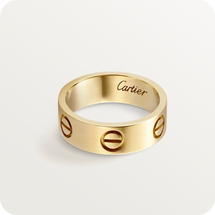 Cartier Brushed Finish Ring