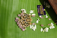 Invisible Chain – Grand Temple Necklace with pink Beads, CZ Stones & Pearls